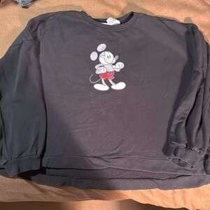 Cropped Disney - Mickey Mouse Sweatshirt